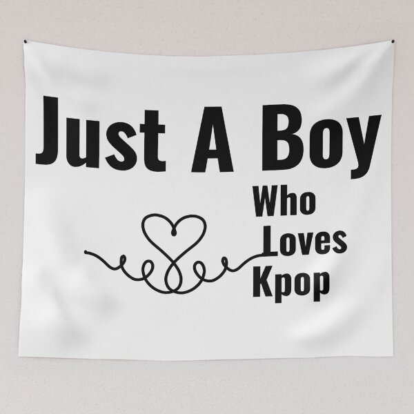 Item preview, Just A Boy Who Loves Kpop designed and sold by Edenjodie.