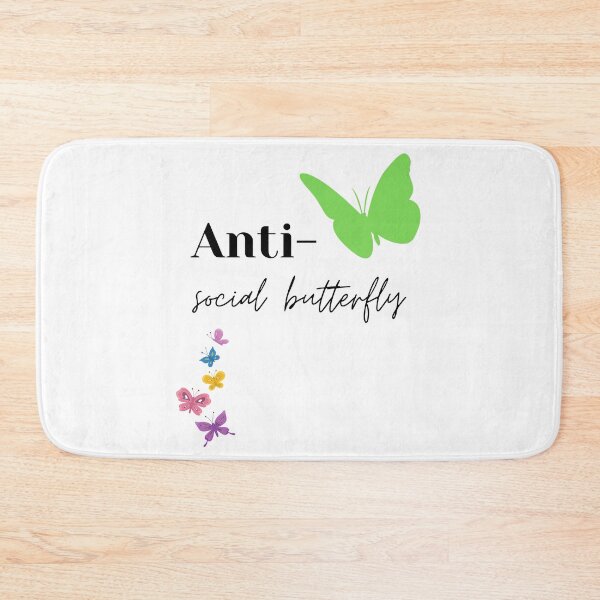 Item preview, Anti-social butterfly designed and sold by PrettyPerfectly.