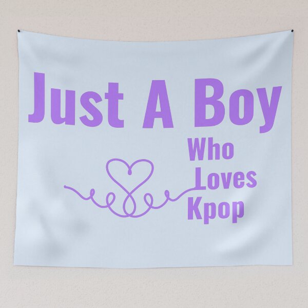 Item preview, Just A Boy Who Loves Kpop designed and sold by Edenjodie.