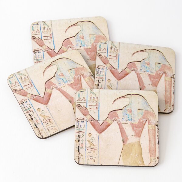 Item preview, Wall relief of the god Thoth from Rameses II’s temple at Abydos designed and sold by DotorEaon.