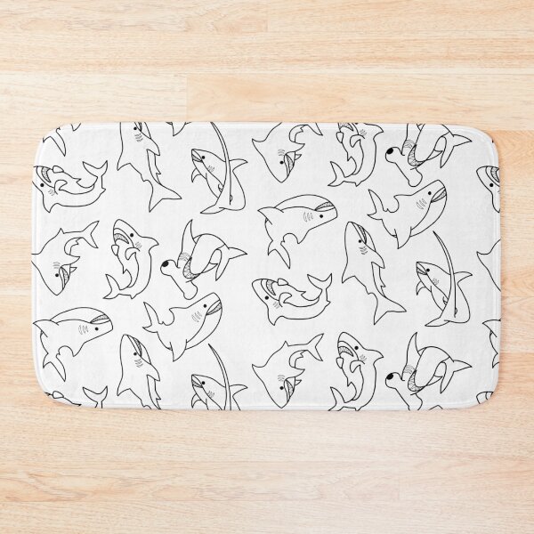 Item preview, Shark line pattern designed and sold by Bluezorel.