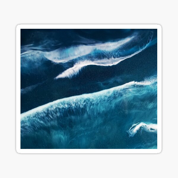 Item preview, Water Wave Background Landscape designed and sold by JTS STORE.