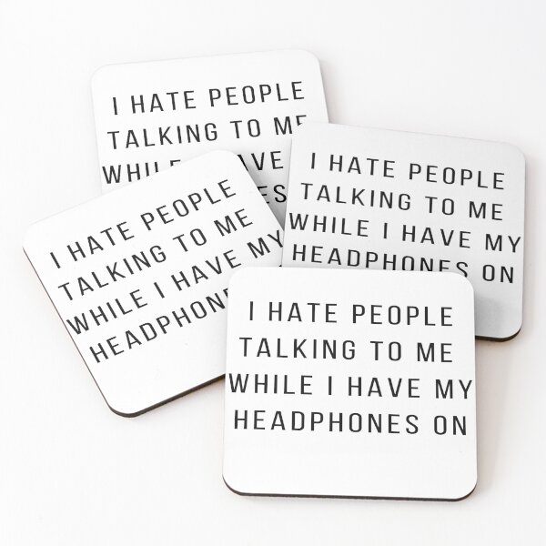 Item preview, I Hate People Talking To Me designed and sold by kisomi.