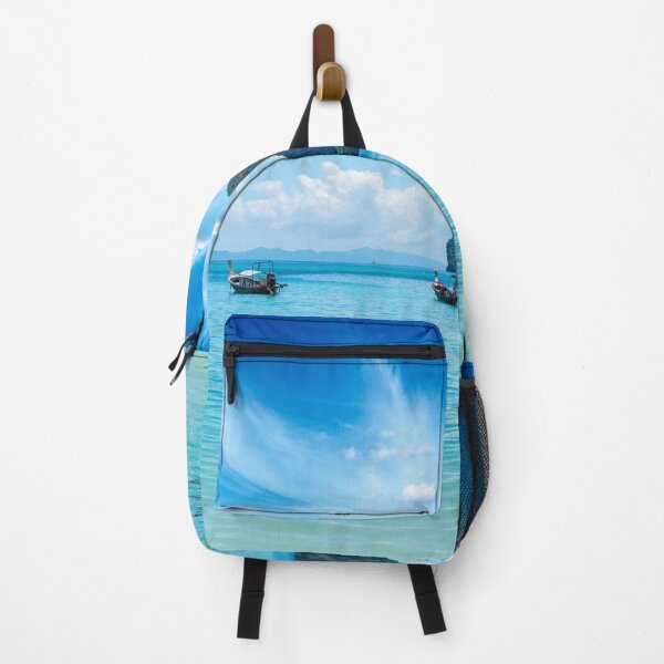 Item preview, Long Tail Boat On The Sea With Blue Sky designed and sold by JTS STORE.