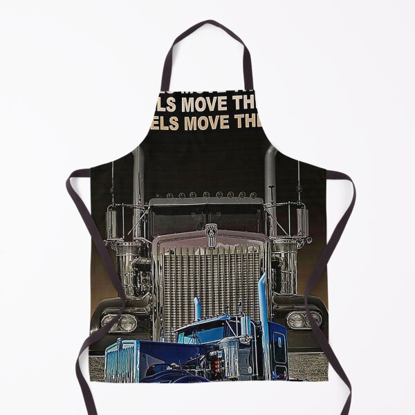 Item preview, 4 Wheels Move The Body 2 Wheels Move The Soul 18+ Wheels Move The World - Trucker quotes designed and sold by Marcogattostore.