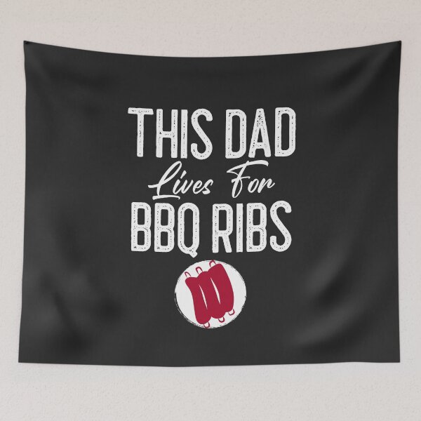 Item preview, This Dad Lives For BBQ Ribs BBQ Gift designed and sold by EricJP.