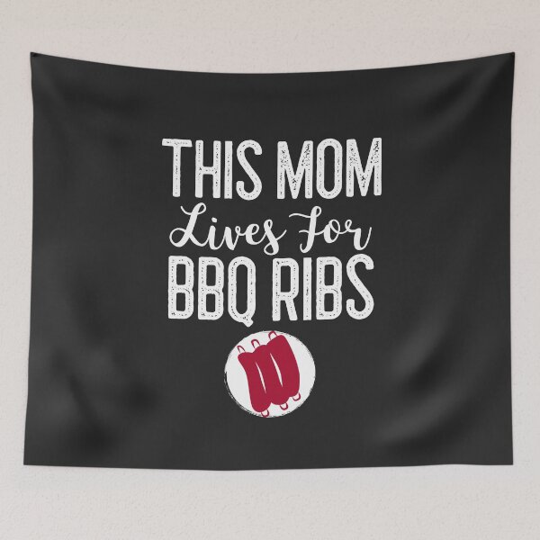 Item preview, This Mom Lives For BBQ Ribs BBQ Gift designed and sold by EricJP.