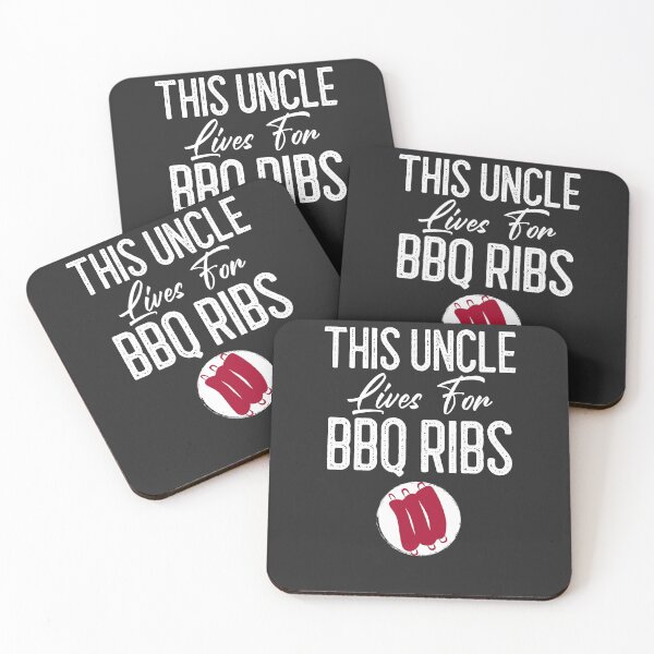 Item preview, This Uncle Lives For BBQ Ribs BBQ Gift designed and sold by EricJP.