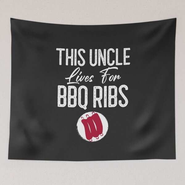 Item preview, This Uncle Lives For BBQ Ribs BBQ Gift designed and sold by EricJP.