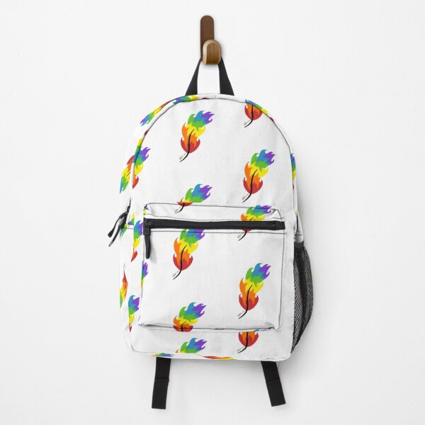 Item preview, Rainbow feather, flowing colour designed and sold by RikkyTeesPride.