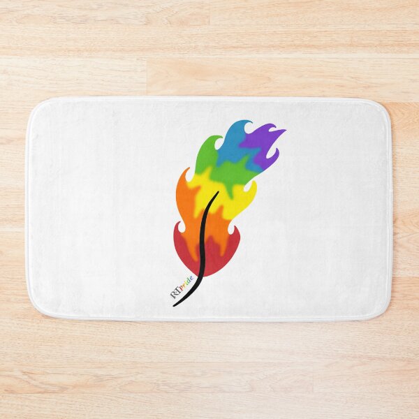 Item preview, Rainbow feather, flowing colour designed and sold by RikkyTeesPride.