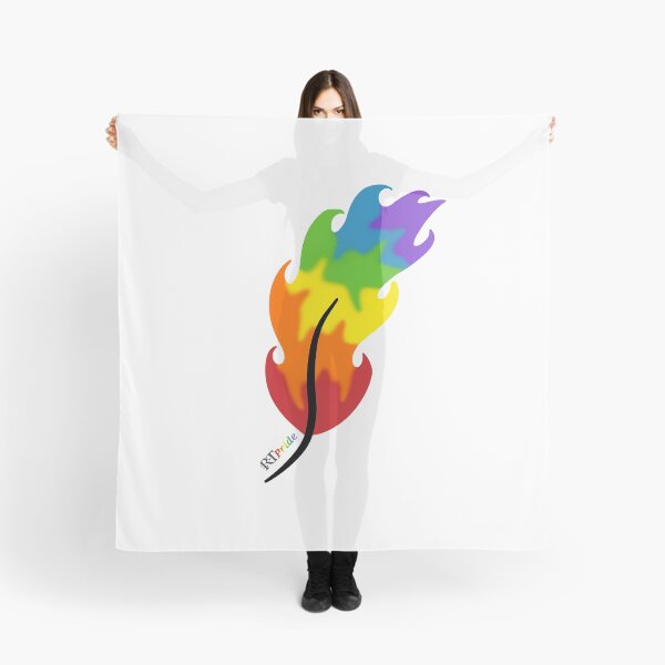Item preview, Rainbow feather, flowing colour designed and sold by RikkyTeesPride.