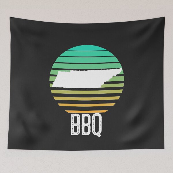 Item preview, Vintage Retro Sunset Tennessee BBQ BBQ Gift designed and sold by EricJP.