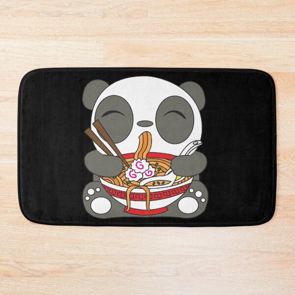 Item preview, Cute Kawaii Panda Eating Ramen Noodles designed and sold by YueHeng Creates ⭐⭐⭐⭐⭐.