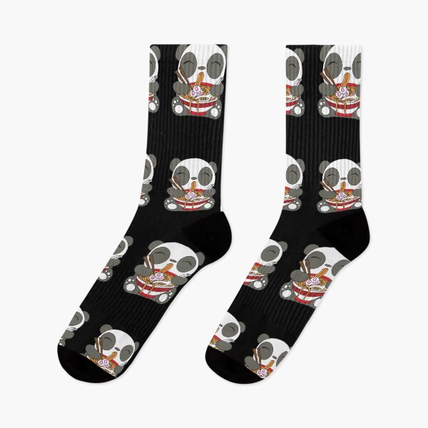 Item preview, Cute Kawaii Panda Eating Ramen Noodles designed and sold by YueHeng Creates ⭐⭐⭐⭐⭐.