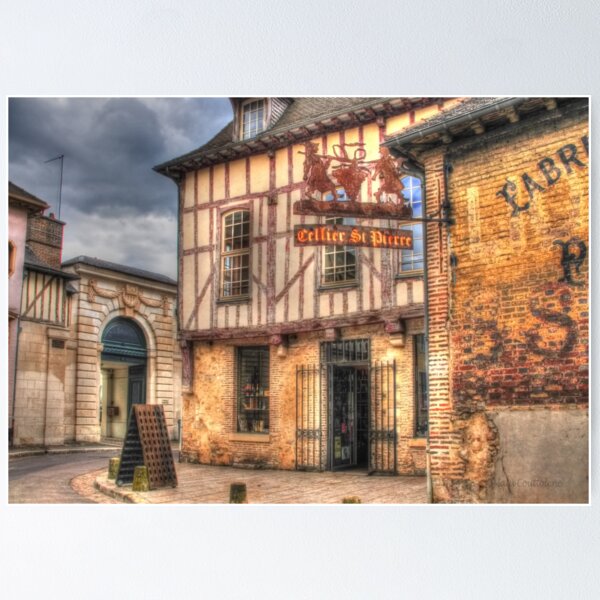 Cellier St Pierre Troyes France Poster
