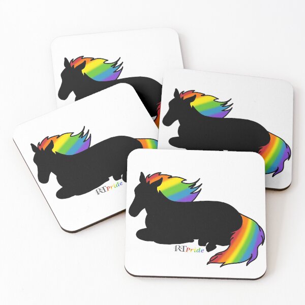 Item preview, Sitting horse, rainbow hair designed and sold by RikkyTeesPride.