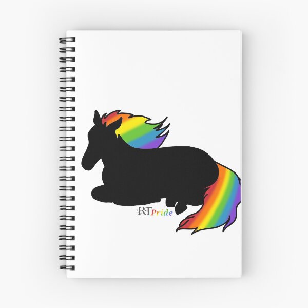 Item preview, Sitting horse, rainbow hair designed and sold by RikkyTeesPride.