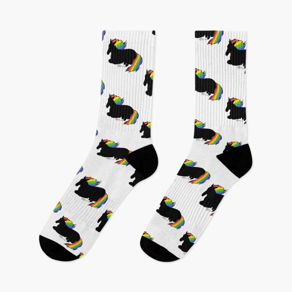 Item preview, Sitting horse, rainbow hair designed and sold by RikkyTeesPride.