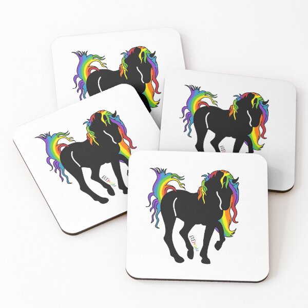 Item preview, Horse standing, rainbow hair designed and sold by RikkyTeesPride.
