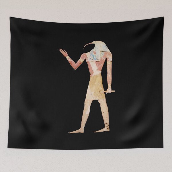 Item preview, Wall relief of the god Thoth from Rameses II’s temple at Abydos (2) designed and sold by DotorEaon.
