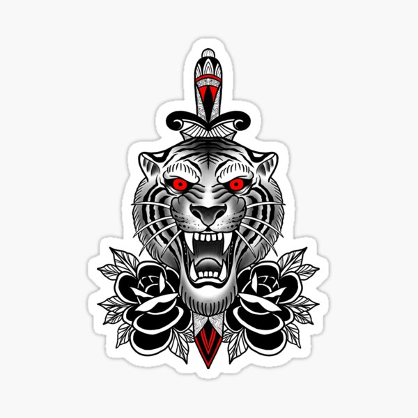 Item preview, angry tiger  designed and sold by tikalestari.
