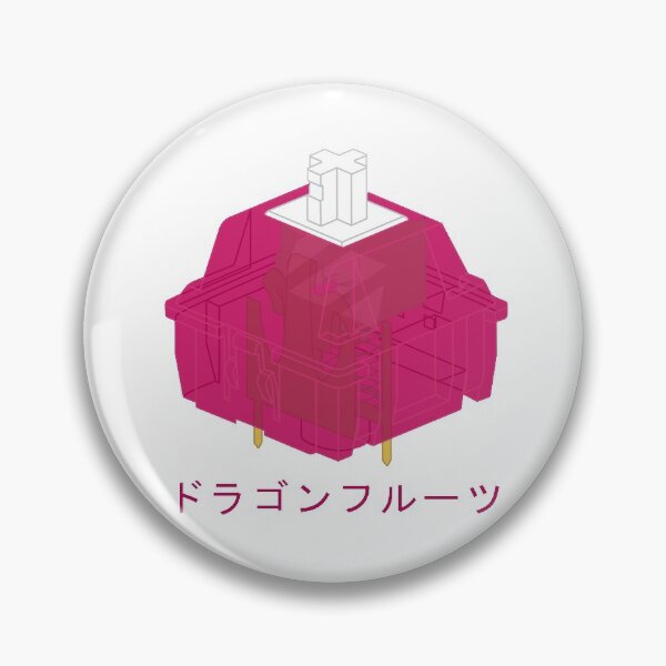 Item preview, Dragonfruit Mechanical Keyboard Cherry MX Switch with Japanese Writing designed and sold by Charredsky.