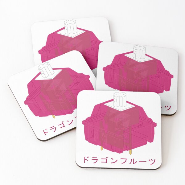 Item preview, Dragonfruit Mechanical Keyboard Cherry MX Switch with Japanese Writing designed and sold by Charredsky.