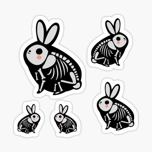 Tiny Stickers - Skelanimals – Affirm My Way