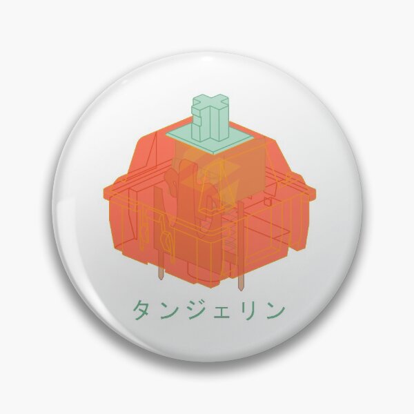 Item preview, Tangerine Mechanical Keyboard Cherry MX Switch with Japanese Writing designed and sold by Charredsky.