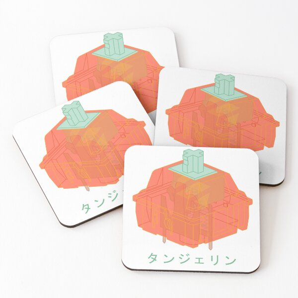 Item preview, Tangerine Mechanical Keyboard Cherry MX Switch with Japanese Writing designed and sold by Charredsky.