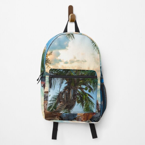 Item preview, Beautiful Early Morning Sunrise With Coconut Tree designed and sold by JTS STORE.