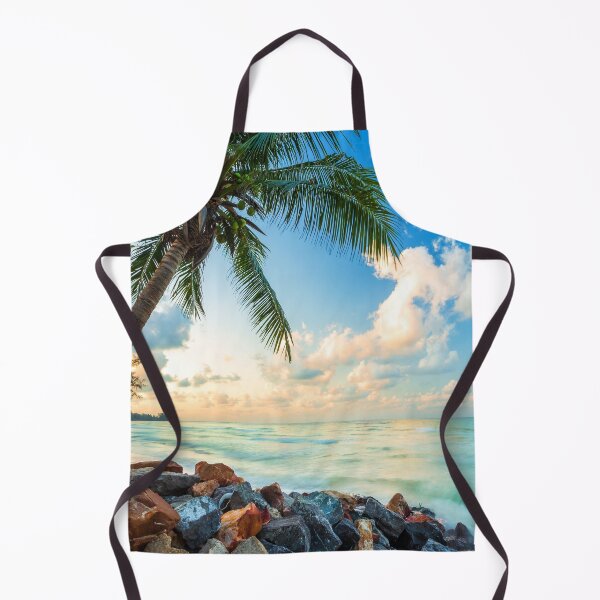 Item preview, Beautiful Early Morning Sunrise With Coconut Tree designed and sold by JTS STORE.