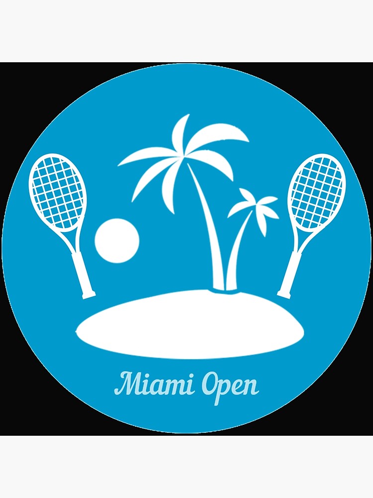 "Miami Open " Poster by DigitalSantino Redbubble