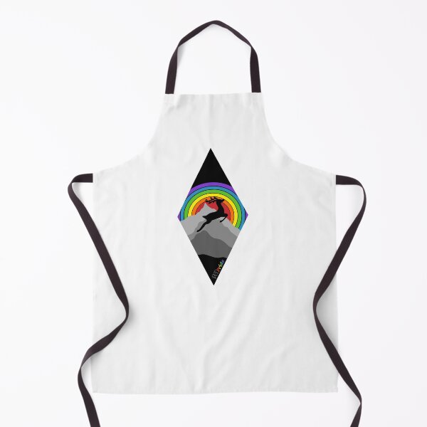 Item preview, Rainbow sunset, deer jumping over mountains designed and sold by RikkyTeesPride.