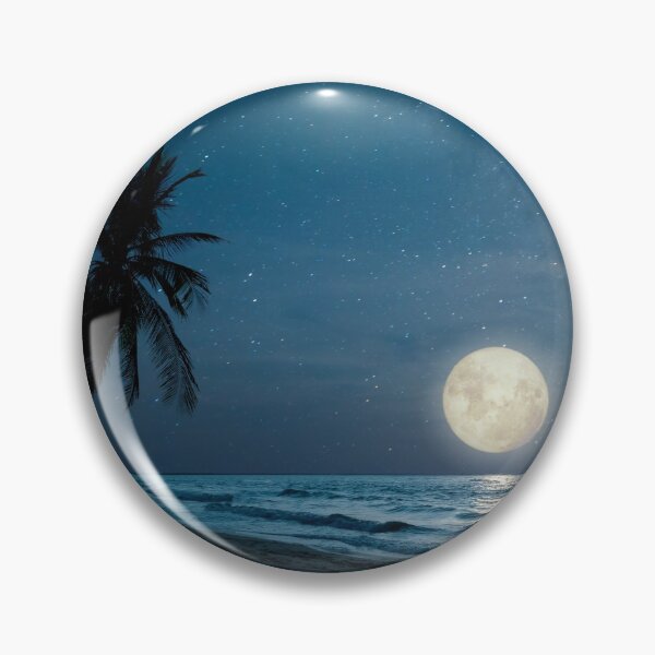 Item preview, Beautiful Night Fantasy Landscape Tropical Beach designed and sold by JTS STORE.