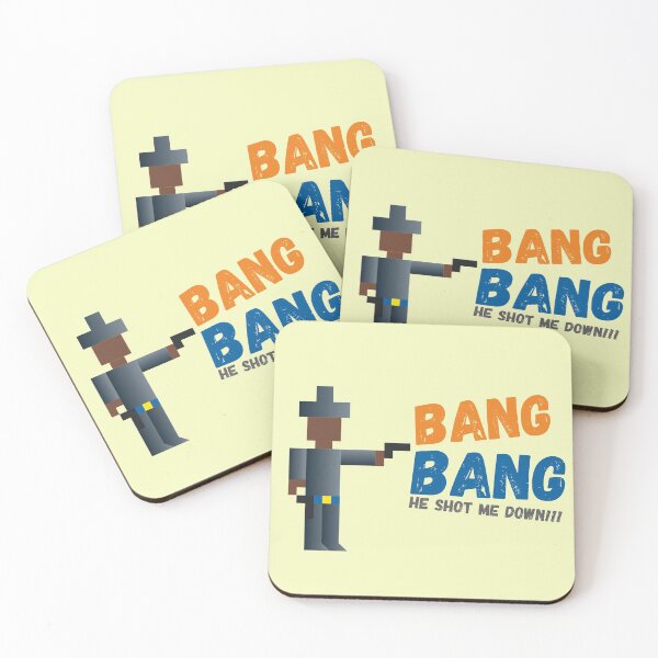 Item preview, Bang Bang he shot me down!!! Pixelated designed and sold by angelisart.