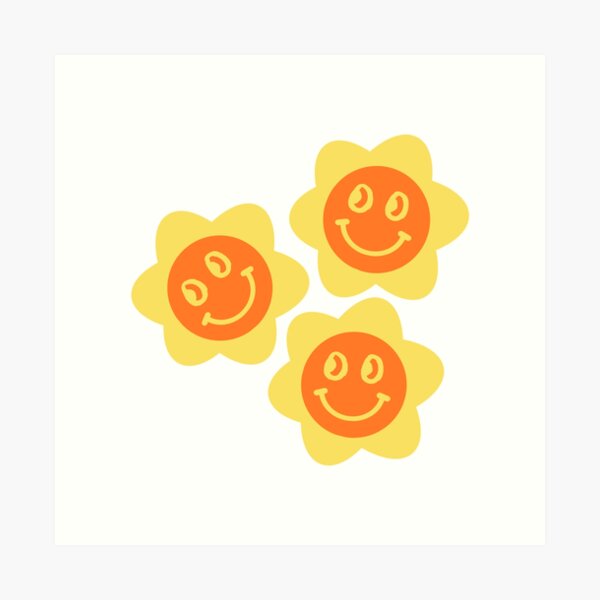 Flower Smiley – Esthetic Prints