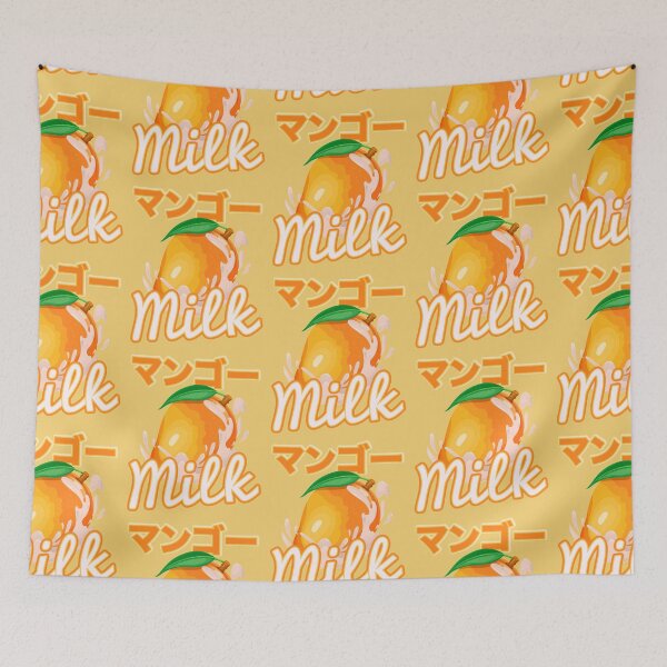 Item preview, Japanese Inspired Cute Kawaii Mango Milk designed and sold by Michelle  Brewster.
