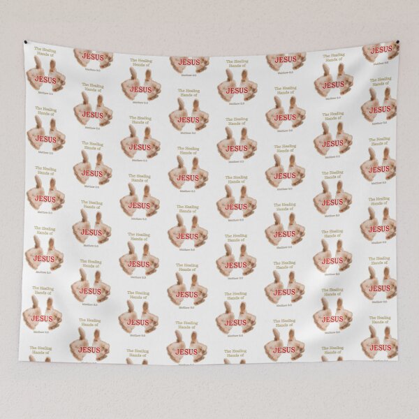 Item preview, The Healing Hands of Jesus – Matthew 8:3 designed and sold by beaugence.