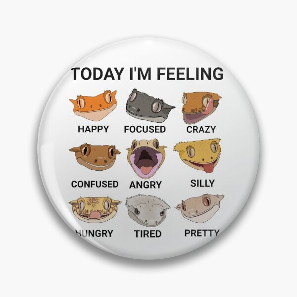 Item preview, Today I'm feeling... Crested gecko designed and sold by MasonsTinyPets.