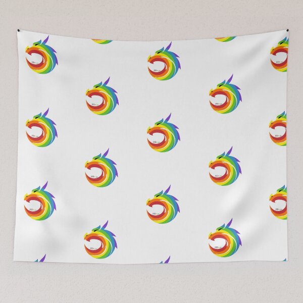 Item preview, Rainbow dragon head designed and sold by RikkyTeesPride.
