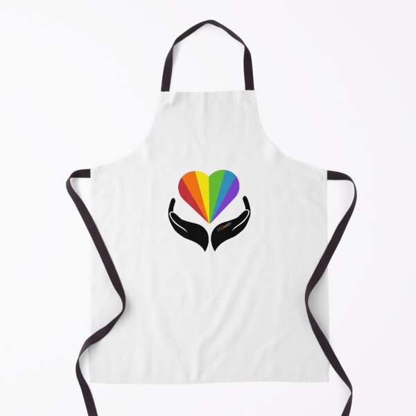 Item preview, Rainbow heart held by hands designed and sold by RikkyTeesPride.