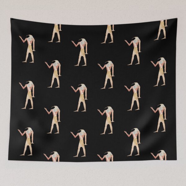 Item preview, Wall relief of the god Thoth from Rameses II’s temple at Abydos (3) designed and sold by DotorEaon.
