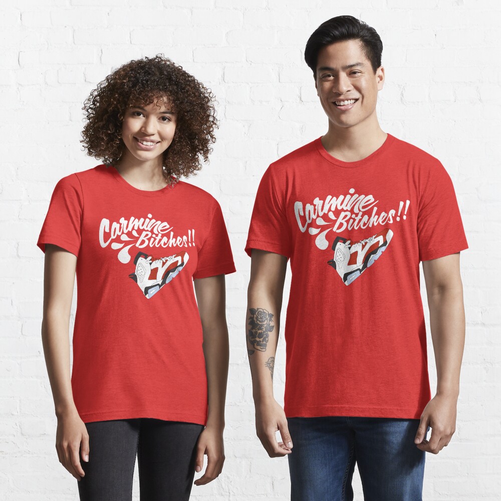 Carmine bitches !! - White Essential T-Shirt