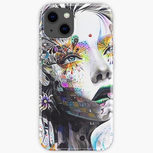 Banksy Urban Princess Graffiti Oil Painting iPhone Soft Case