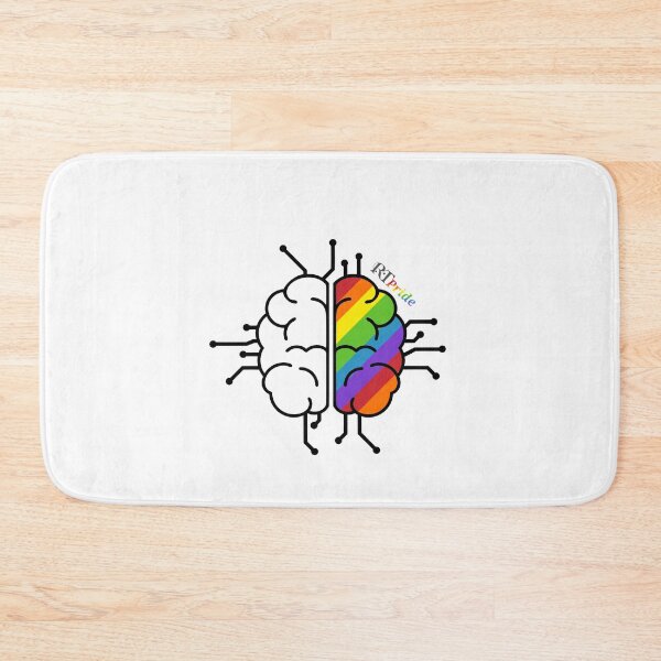 Item preview, Rainbow brain, right brain designed and sold by RikkyTeesPride.