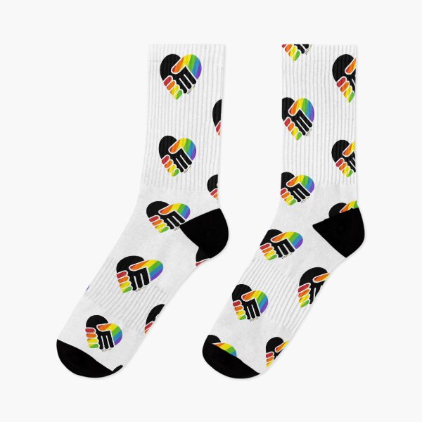 Item preview, Rainbow hand heart designed and sold by RikkyTeesPride.