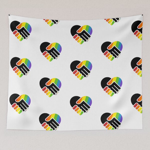 Item preview, Rainbow hand heart designed and sold by RikkyTeesPride.