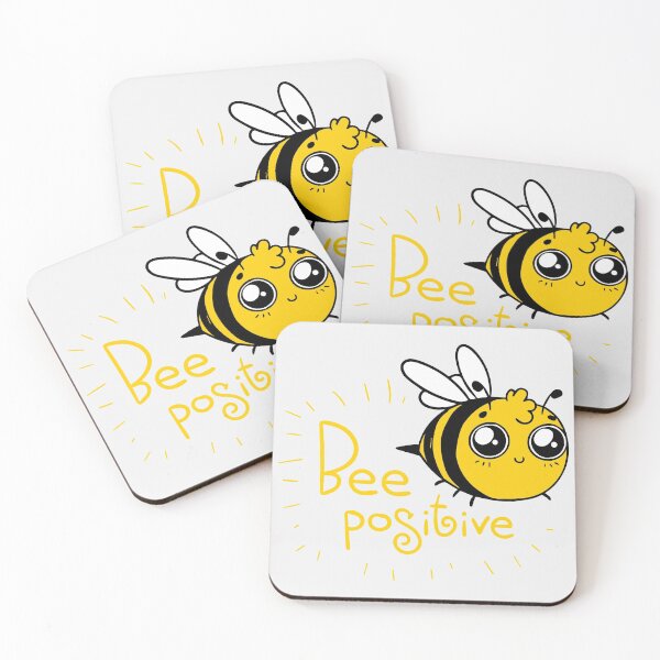Item preview, Bee Positive- Cute Bee designed and sold by Kriti Rastogi.